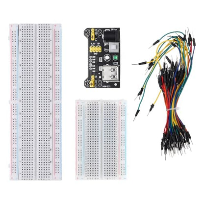 MECCANIXITY Breadboard Kit with Power Supply Module 830/400 Tie-Points