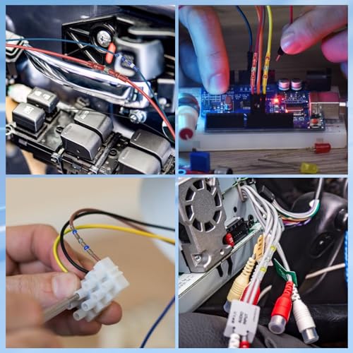 TICONN 120 Pcs Solder Seal Wire Connectors, Heat Shrink Butt Splice - size: Mixed 120 Pieces