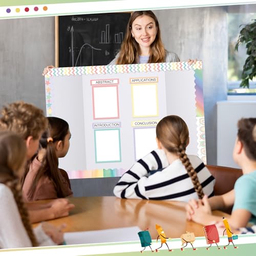 Fuyoooo 90 Pcs Science Fair Board Supplies, Pastel - style: Pastel