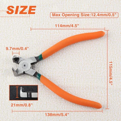 Diagonal Pliers for Flush Cut Plastics, 90 Angled Wire Cutters - style: 90 Angled Wire Cutters
