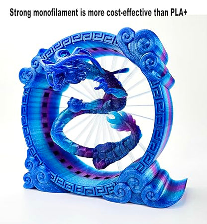 PETG Filament 1.75mm,Chameleon Green Blue Purple,1kg Spool - color: Petg Chamaleon Green-blue-purple