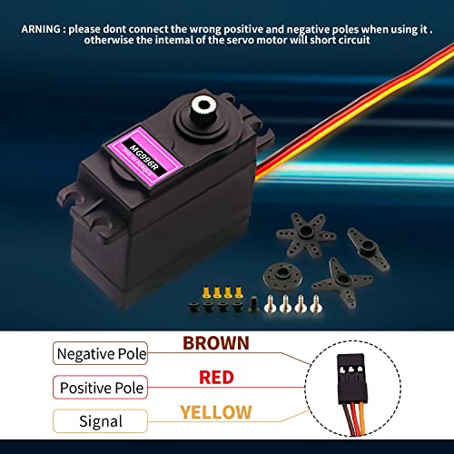 MG996R Digital Servo Motor 4Pack 55g Metal Gear - style: 4PCS MG996R