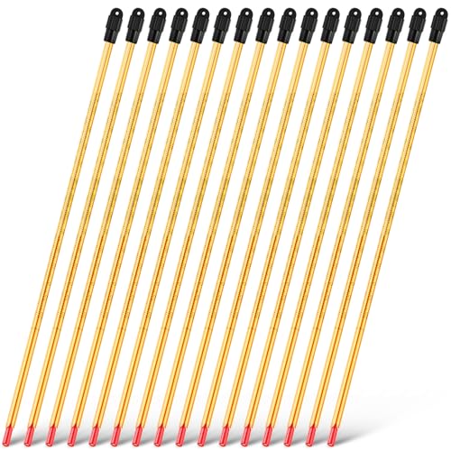 16 Pcs General Purpose Lab Thermometer, Glass, Total Immersion