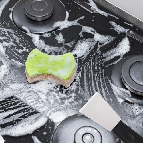 2pcs 3D Printer Scraper Set, Stainless Steel Straight Head Print Scraper with Non-Slip Plastic Grip Professional Metal 3D Printer Bed Accessories Spatula Tool for Model Removal