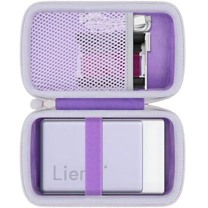 khanka Case for Liene Pearl N200 Pro Portable Photo Printer,Purple - color: Purple, style: for 2x3"N200 Pro