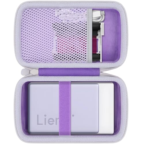 khanka Case for Liene Pearl N200 Pro Portable Photo Printer,Purple - color: Purple, style: for 2x3"N200 Pro