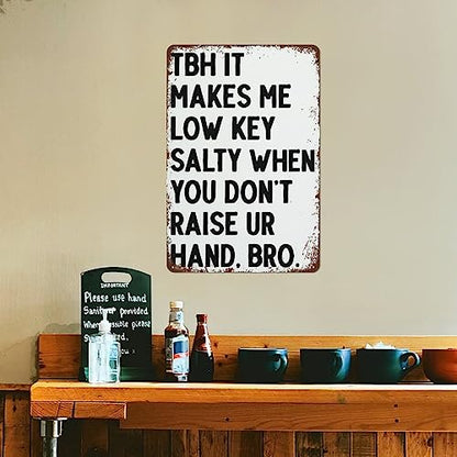 High School Classroom Funny Math s English Classroom Decor Junior High Sign Science Retro Nostalgic Metal Tin Sign Wall Quote Living Room Bathroom Gym Gift for Friends Family Lady 8x12 Inch