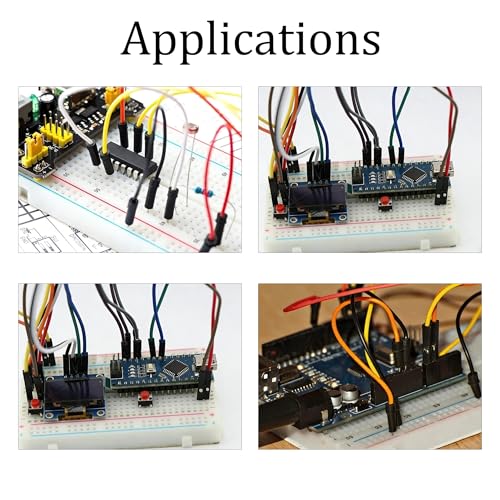 Multicolored 40 Pin 10CM Breadboard Jumper Wires, Male to Male Dupont Ribbon Cables