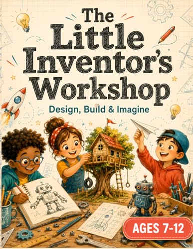 The Little Inventor’s Workshop: 48 Creative Challenges to Design, Build & Imagine for Ages 7–12: A Creativity Workbook for STEM Activities, Design ... Pages to Spark Innovation and Problem-Solving