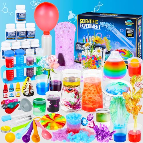 Science Kit for Kids,80 Science Lab Experiments,Scientist Role Play - style: Science kit with 80 experiments