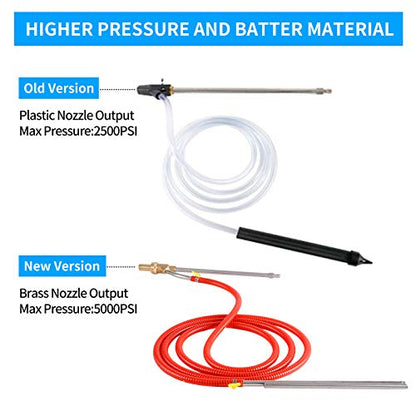 Pressure Washer Sandblasting Kit, 1/4" Quick Connect, 5000 PSI