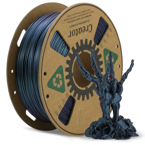 Creator ASA Filament 1.75mm 3D Printer Filament 1KG, UV & Heat & Weather Resistant ASA 3D Printing Filament, Perfect for Printing Outdoor Functional Parts (Burnt Titanium) - color: Asa Burnt Titanium