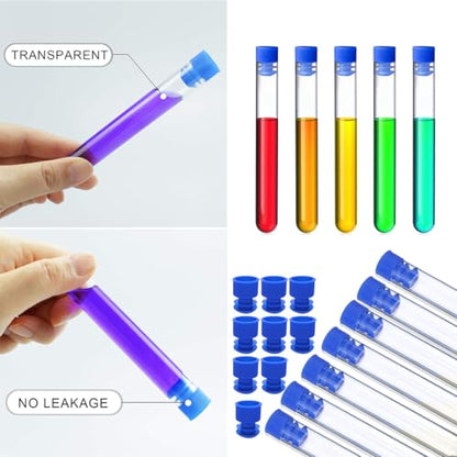 Glass Beakers Set 50/100/250/500/1000ml with 8Pcs Test Tubes