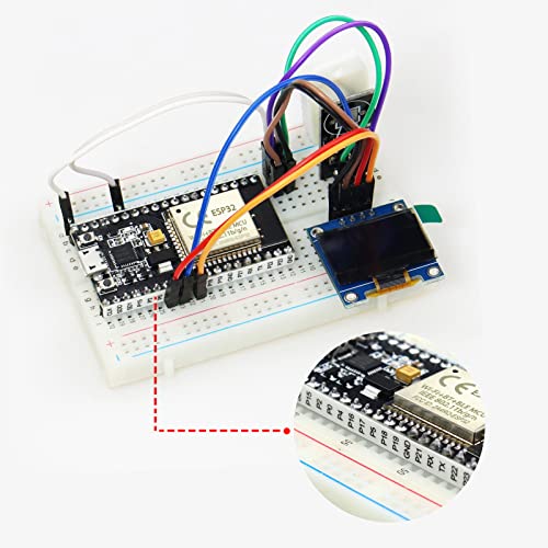 ESP32S ESP32 Development Board 2.4 GHz Dual Core WLAN WiFi + Bluetooth 2-in-1 Microcontroller ESP-WROOM-32 Chip for Arduino (38PIN Narrow Version, 2PCS) - size: 38 PIN