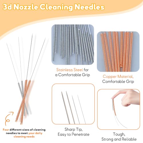 61 PCS 3D Printer Nozzle Cleaning Kit, 3D Printer Tools Kit