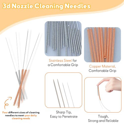 61 PCS 3D Printer Nozzle Cleaning Kit, 3D Printer Tools Kit