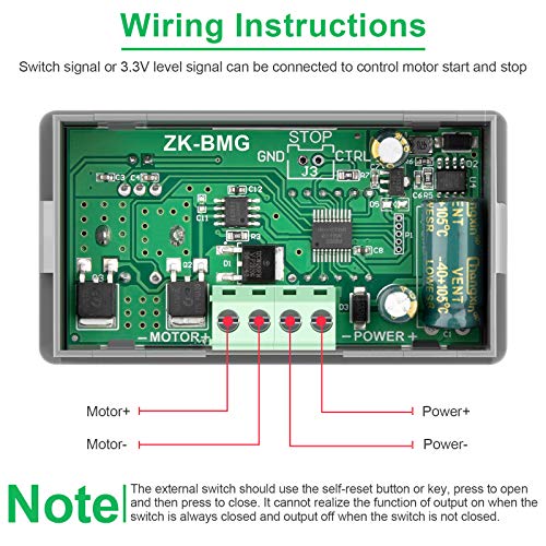PWM DC Motor Speed Controller DC 12V 24V 60V 500W Electric Motor Speed Control Regulator Power Speed Controller with Signal Generator Driver Module