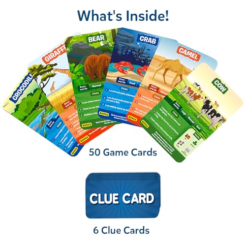 Skillmatics Guess in 10 Travel Game – Animal Planet, Gift for Boys & Girls - style: 2. Animal Planet
