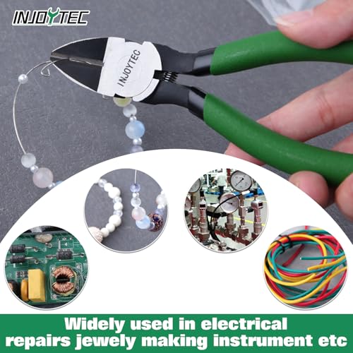 Precision Side Cutter 7 Inch Wire Cutting Diagonal Wire Cutters - size: 7”