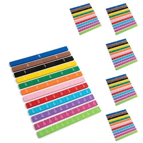 EHR Magnetic Fraction Tiles, 6 Sets, Math Manipulatives