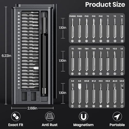 38-in-1 Precision Screwdriver Set - Mini Professional Tiny Repair Tool Kit
