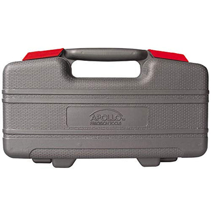 Apollo Tools 39 Piece General Household Tool Set, Red/Black DT9706 - color: Red, size: 39-Piece (with Slip Joint Pliers + Scissors)