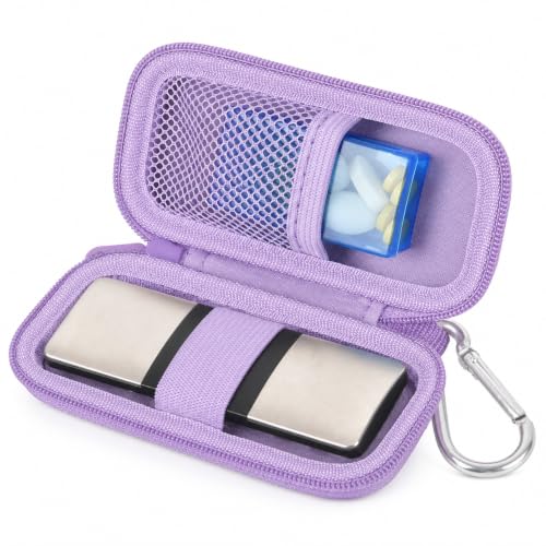 ALKOO Heart Monitor Case for AliveCor KardiaMobile 1-Lead, 6L & 6L Max - color: Light Purple