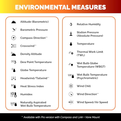Kestrel 5400 WBGT Heat Stress Tracker - color: Tan, size: Standard Non-LiNK with Vane Mount