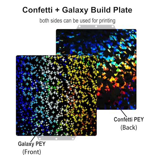 235x235mm PEF + PEY Build Plate for Flashforge AD5M/AD5M Pro/AD5X - size: 235x235mm