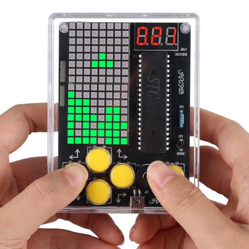 PEMENOL 7-in-1 DIY Game Soldering Kit, Interactive STEM Electronics Project