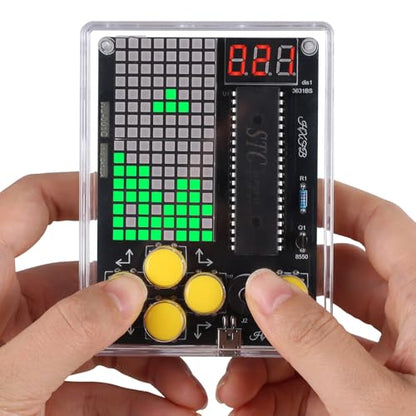 PEMENOL 7-in-1 DIY Game Soldering Kit, Interactive STEM Electronics Project