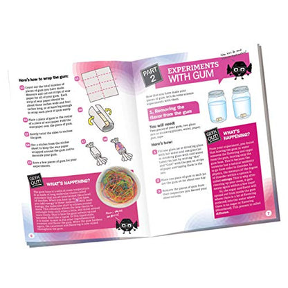 Thames & Kosmos Super Duper Bubble Gum Lab STEM Experiment & Activity Kit | Make Your Own Yummy Bubble Gum in 3 Flavors! | Learn About Science of Elastic Materials | Food Ingredients Included Small