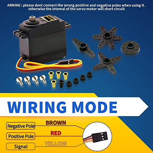 MG995 Servo Motor 4Pack 55g Metal Gear - style: 4PCS MG995