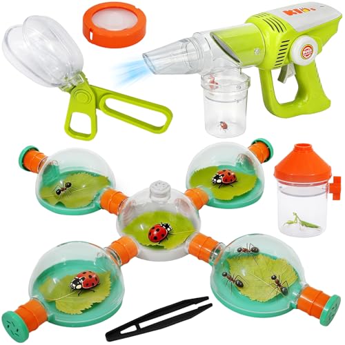 Bug Catcher for Kids 3-5, Bug Vacuum Toys Set，Summer Outdoor Explorer Kit