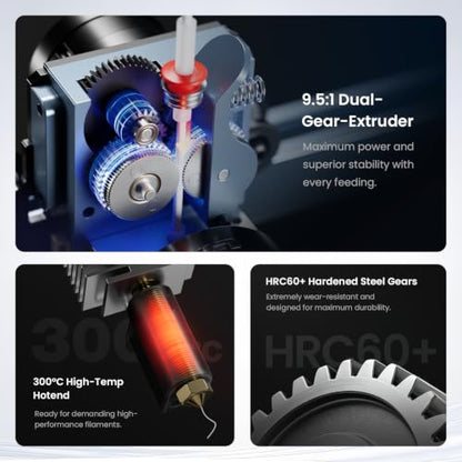 LONGER LK10 3D Printer, 500mm/s CoreXY, Auto Leveling, 300°C Direct Drive
