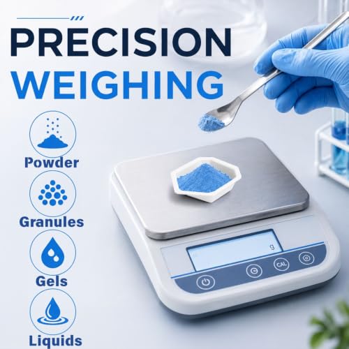 Coloch 250 Pcs Weigh Boats, 15ml Disposable Plastic Trays for Scales