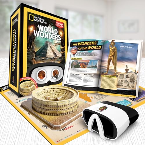 National Geographic World Wonders- VR STEM Science Activity Kit, Kids 8-12