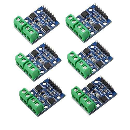 6PCS L9110S 2 Channel DC Motor Driver Module H-Bridge Stepper Motor Drive Controller Board - color: 6PCS