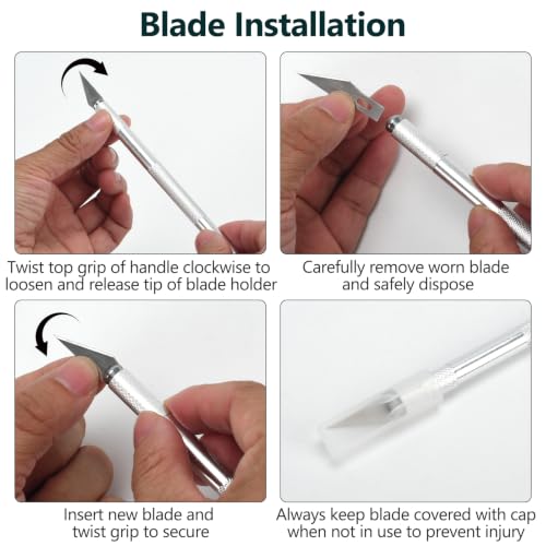 12x18in Self Healing Cutting Mat Kit with Ruler & Knife, for Sewing DIY