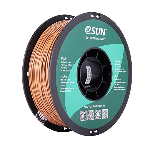 eSUN PLA PRO (PLA+) 3D Printer Filament, Dimensional Accuracy +/- 0.03 mm, 1kg Spool, 1.75mm, Light Brown - color: Light Brown