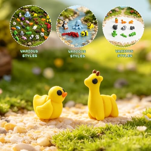 37 PCS Mini 3D Printed Animals, Articulated Animal Figurines, Flexible Fidget Toys, Desk Pets, Classroom Rewards, Party Favors & Goodie Bag Stuffers - color: Green