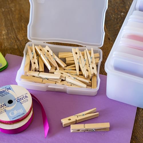 IRIS USA Photo Storage Box |Made in USA| 16 Cases - (2-Pack) - Pearl - color: Pearl, size: 16 Cases (4x6)