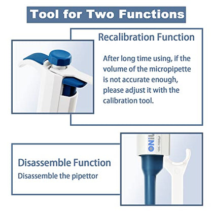 ONiLAB Single Channel Adjustable Pipettor, Micropipette 100-1000μL - size: 100-1000ul