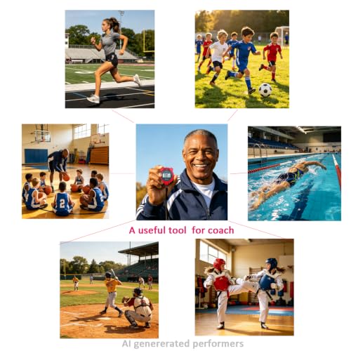 Stopwatches, BESTWYA Stop Watches for Sports (C, Pack of 4) - color: C , Pack of 4