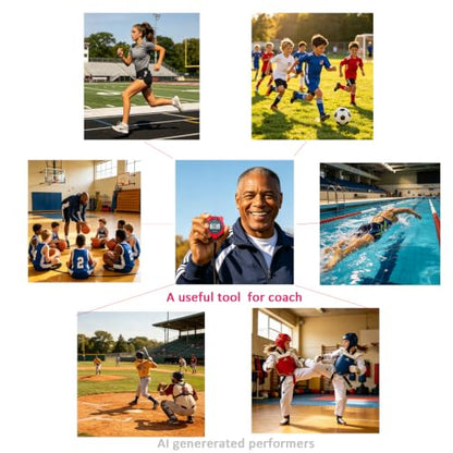 Stopwatches, BESTWYA Stop Watches for Sports (C, Pack of 4) - color: C , Pack of 4