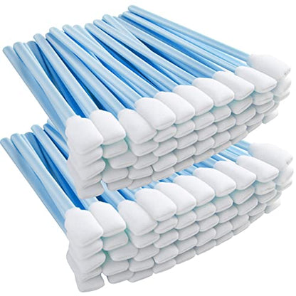 Foam Printer Cleaning Swabs Sticks - BIHYM Square Lint-Free Foam Tip Swab for Camera, Inkjet Printer, Painting, Optics Lens Equipment (200PCS) - size: 200PCS