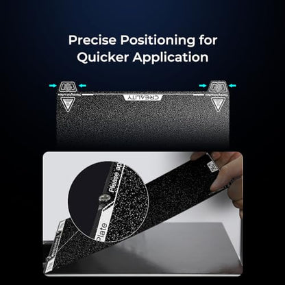 SainSmart Official Creality K1 Texture PEI Build Plate Kit, Flexible Spring Steel Platform with Power Coating PEI Surface and Magnetic Base Sheet Kit for K1, Ender 3 V3 SE/KE, CR-10 SE, 235x235mm - style: K1 Texture PEI