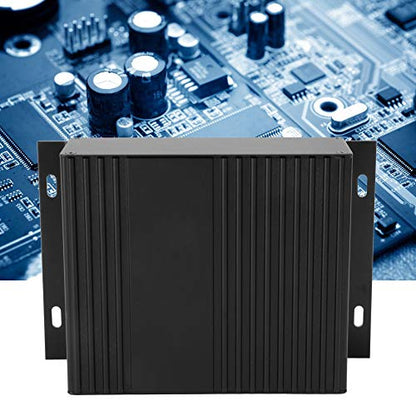 Split Type Aluminum Cooling, Electronic DIY Enclosure, Heat Dissipating Aluminum Box for Vehicle Controller, 41x147x100mm Protective with Sandblasted Surface for