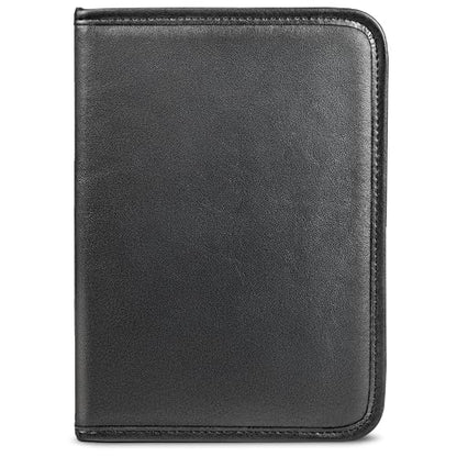Samsill Professional Padfolio, Faux-Leather Mini Portfolio, with 5 x 8 Writing Pad, Black - size: Mini - 5 x 8 inches, style: Padfolio