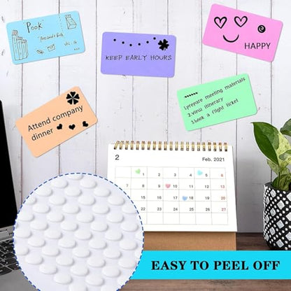 JANYUN 6 mm Sticky Dots,140 Pcs Round Putty Clear Tape for DIY Crafts - size: 6mm Round 140pcs